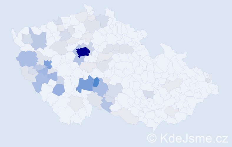 Příjmení: 'Mašát', počet výskytů 269 v celé ČR