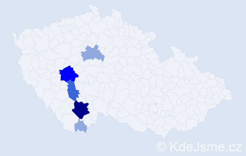 Příjmení: 'Robauschová', počet výskytů 20 v celé ČR