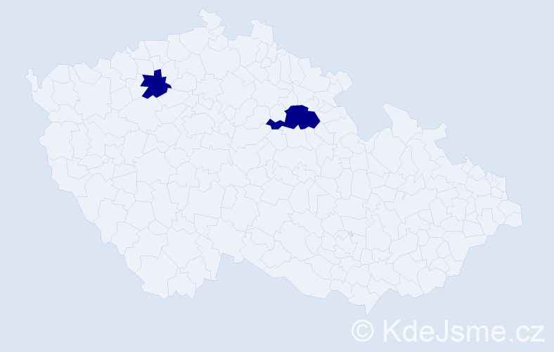 Příjmení: 'Vitovskyy', počet výskytů 2 v celé ČR