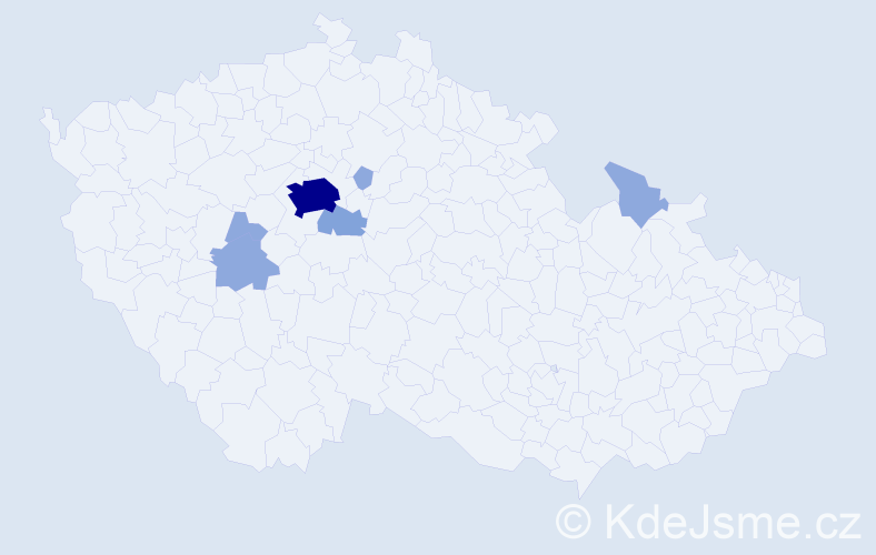 Příjmení: 'Lyachová', počet výskytů 14 v celé ČR