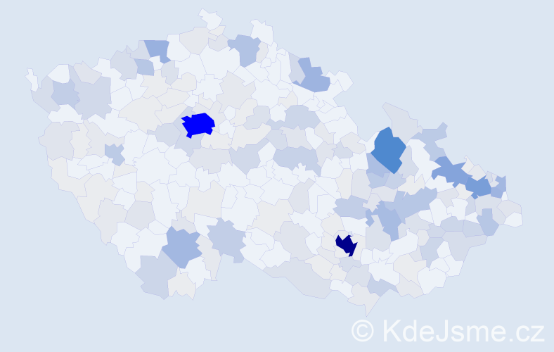 Příjmení: 'Winkler', počet výskytů 764 v celé ČR