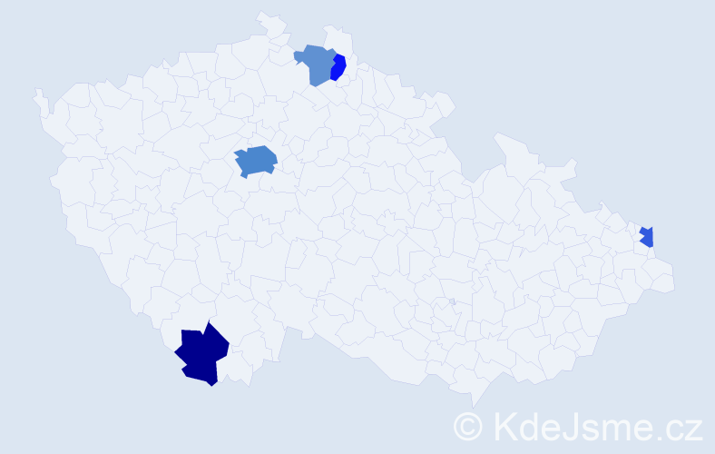 Příjmení: 'Schaeferová', počet výskytů 12 v celé ČR