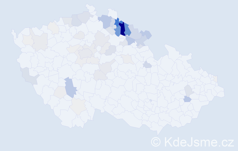 Příjmení: 'Hnyk', počet výskytů 227 v celé ČR