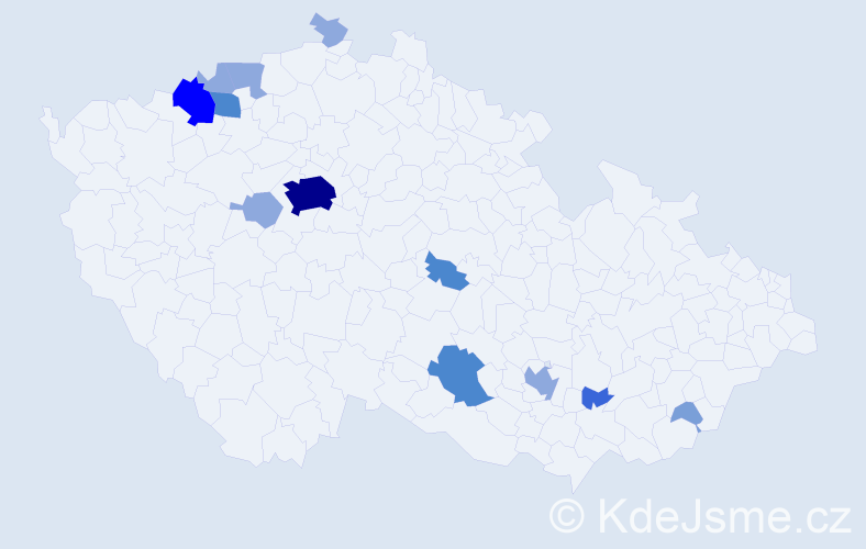 Příjmení: 'Andert', počet výskytů 32 v celé ČR