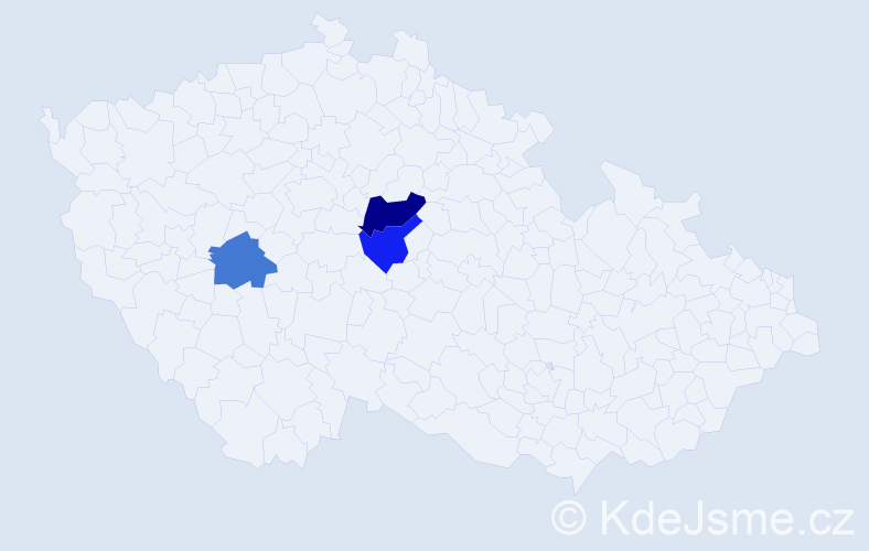 Příjmení: 'Kotriszová', počet výskytů 4 v celé ČR