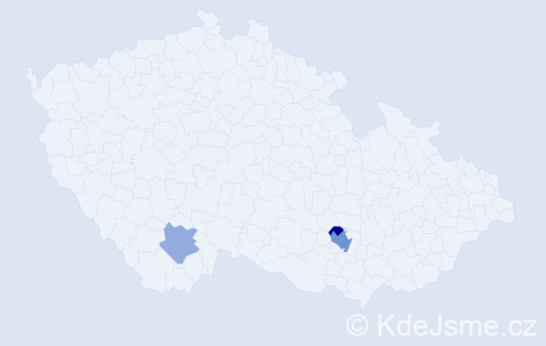 Příjmení: 'Lausekerová', počet výskytů 6 v celé ČR