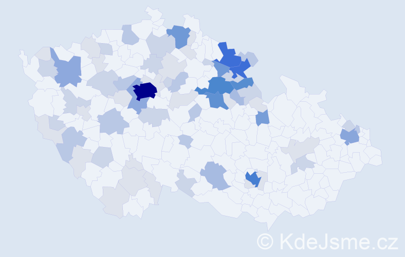 Příjmení: 'Obstová', počet výskytů 238 v celé ČR