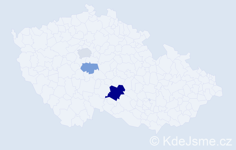 Příjmení: 'Meran', počet výskytů 8 v celé ČR