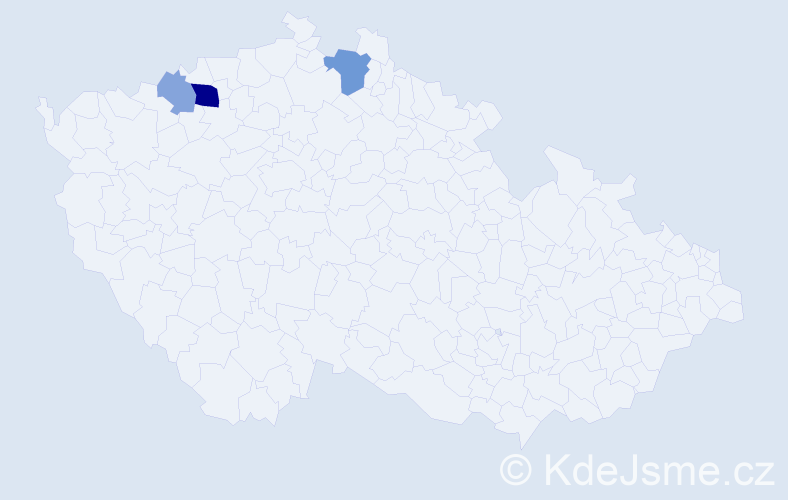 Příjmení: 'Lenkendörferová', počet výskytů 7 v celé ČR