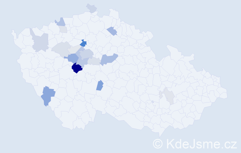 Příjmení: 'Dekastello', počet výskytů 61 v celé ČR