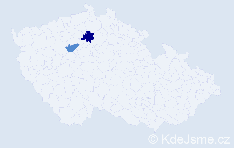 Příjmení: 'Nehring', počet výskytů 2 v celé ČR