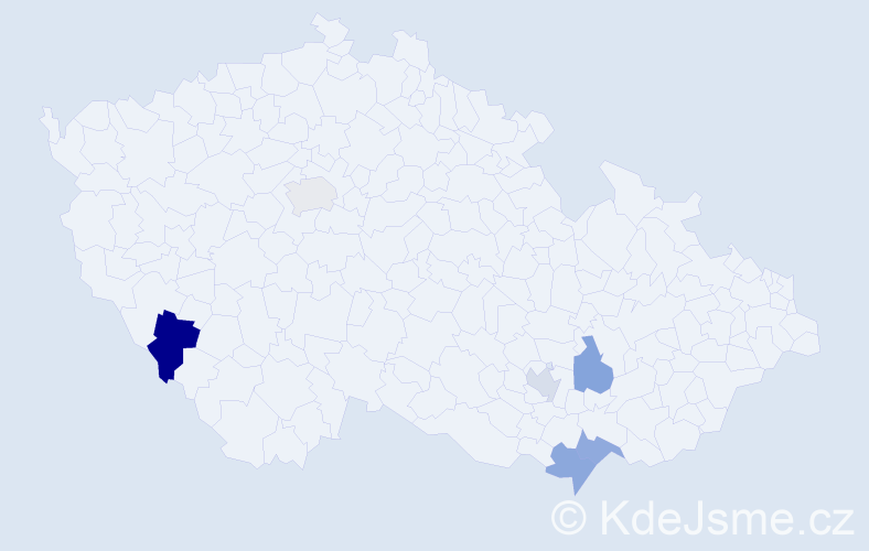 Příjmení: 'Friesse', počet výskytů 7 v celé ČR