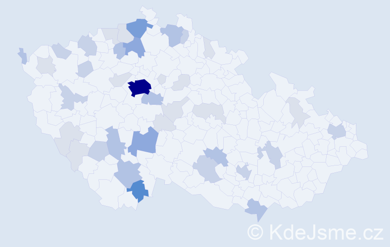 Příjmení: 'Lenz', počet výskytů 107 v celé ČR
