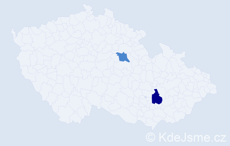 Příjmení: 'Kľúčová', počet výskytů 4 v celé ČR
