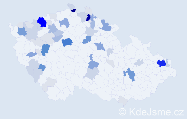 Příjmení: 'Godla', počet výskytů 241 v celé ČR