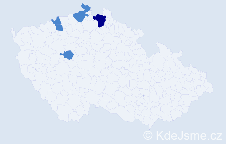 Příjmení: 'Buchholz', počet výskytů 8 v celé ČR