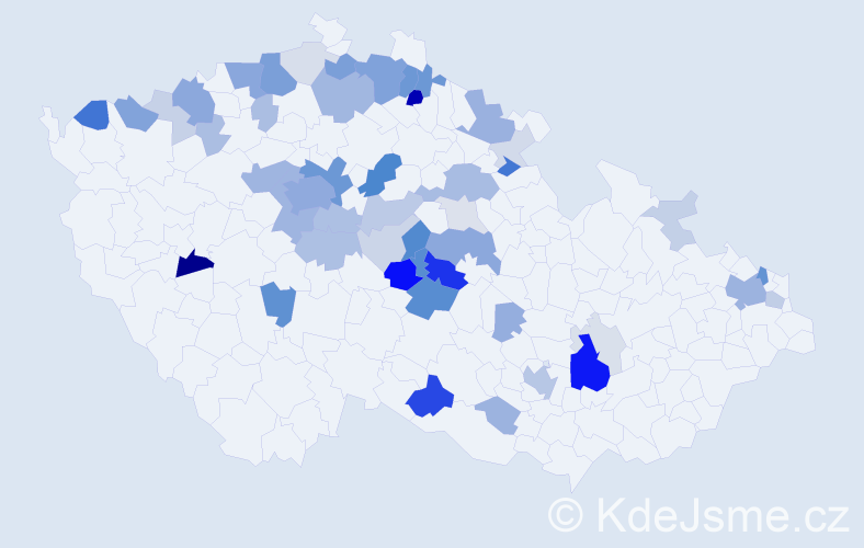 Příjmení: 'Sedlmajer', počet výskytů 183 v celé ČR