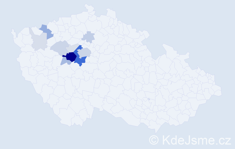 Příjmení: 'Nejepsová', počet výskytů 44 v celé ČR