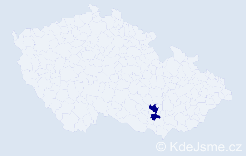 Příjmení: 'Banongová', počet výskytů 2 v celé ČR