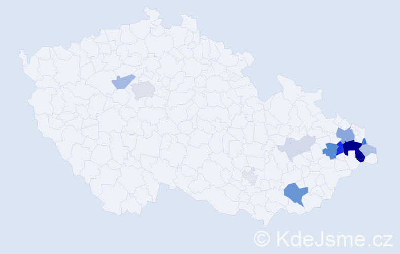 Příjmení: 'Neusser', počet výskytů 40 v celé ČR