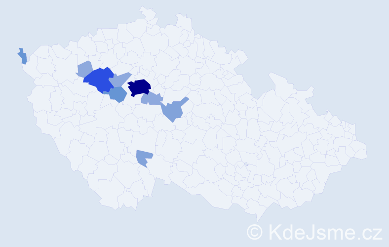 Příjmení: 'Drakslová', počet výskytů 26 v celé ČR
