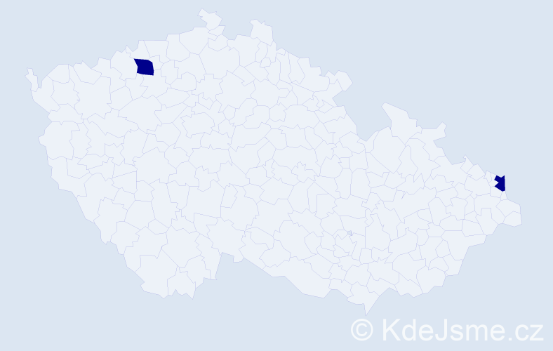 Příjmení: 'Sykulski', počet výskytů 2 v celé ČR