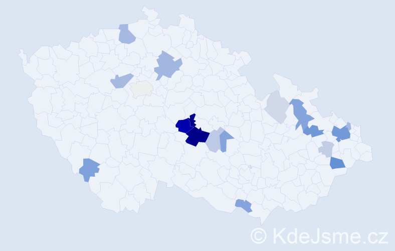 Příjmení: 'Neuvirthová', počet výskytů 52 v celé ČR
