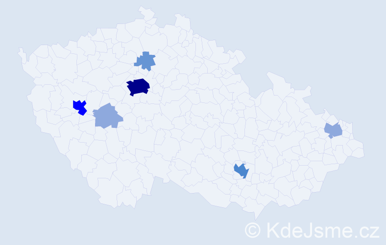 Příjmení: 'Lobkowicz', počet výskytů 23 v celé ČR