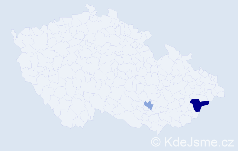 Příjmení: 'Piastková', počet výskytů 7 v celé ČR