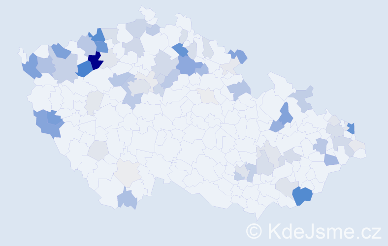 Příjmení: 'Bartko', počet výskytů 281 v celé ČR