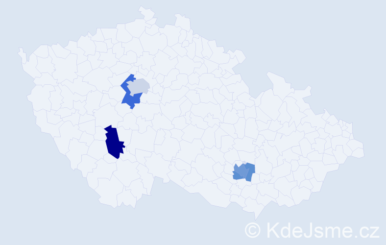 Příjmení: 'Karpa', počet výskytů 10 v celé ČR