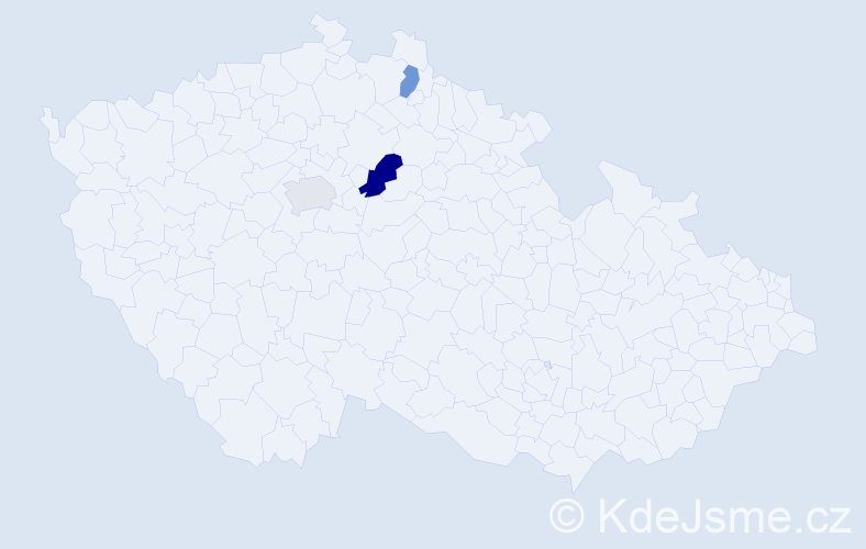Příjmení: 'Litovová', počet výskytů 4 v celé ČR