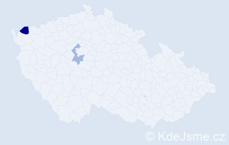 Příjmení: 'Csicsolová', počet výskytů 4 v celé ČR