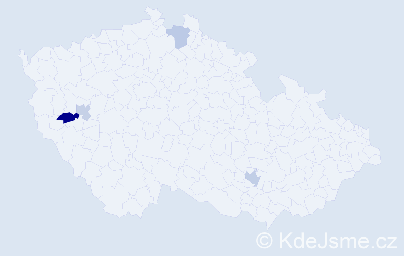 Příjmení: 'Horoščáková', počet výskytů 6 v celé ČR