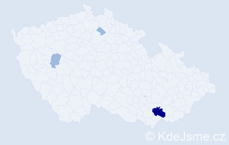 Příjmení: 'Macuch', počet výskytů 6 v celé ČR