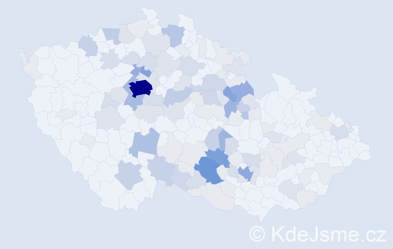Příjmení: 'Plocek', počet výskytů 360 v celé ČR