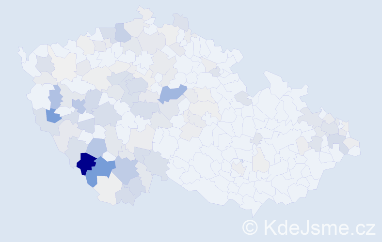 Příjmení: 'Škopková', počet výskytů 567 v celé ČR