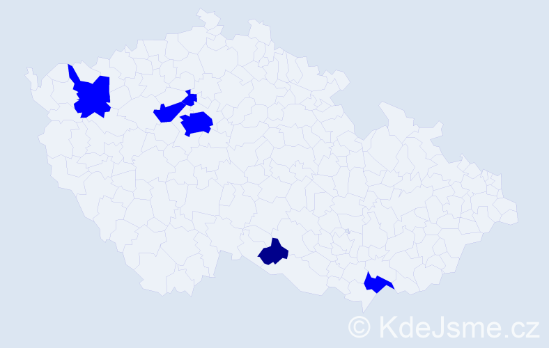 Příjmení: '"Tran Hung"', počet výskytů 7 v celé ČR
