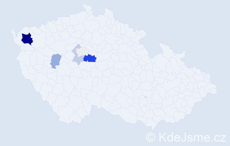 Příjmení: 'Lemerman', počet výskytů 15 v celé ČR