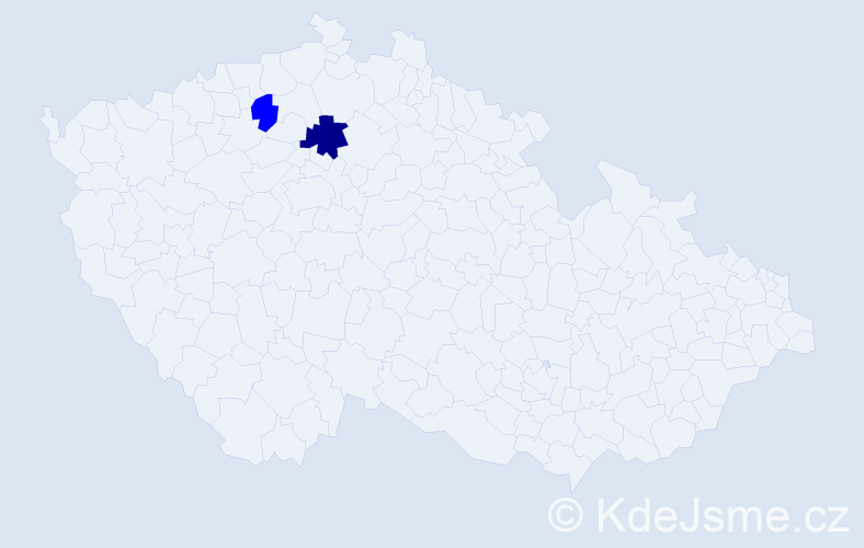 Příjmení: 'Repašiová', počet výskytů 3 v celé ČR