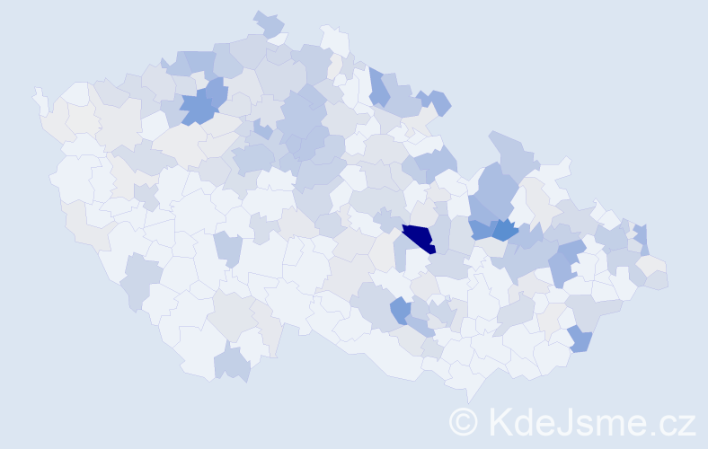 Příjmení: 'Dittrich', počet výskytů 762 v celé ČR