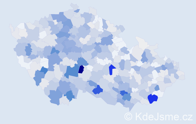 Příjmení: 'Smetanová', počet výskytů 2628 v celé ČR