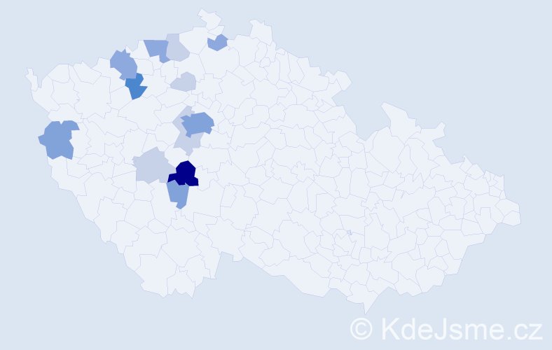 Příjmení: 'Talaváňová', počet výskytů 37 v celé ČR