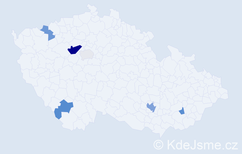 Příjmení: 'Okafor', počet výskytů 14 v celé ČR