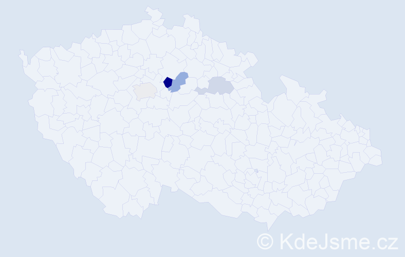 Příjmení: 'Firbacherová', počet výskytů 12 v celé ČR