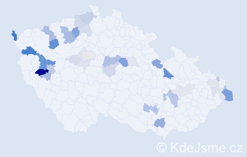 Příjmení: 'Wilhelm', počet výskytů 89 v celé ČR