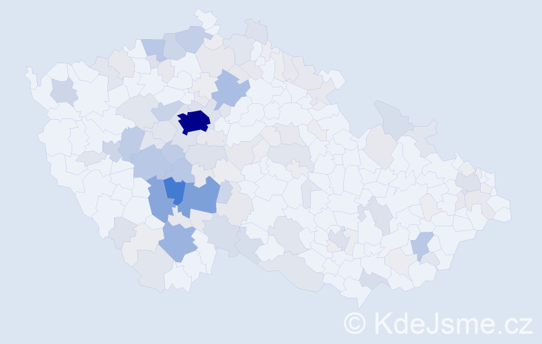 Příjmení: 'Kofroňová', počet výskytů 493 v celé ČR