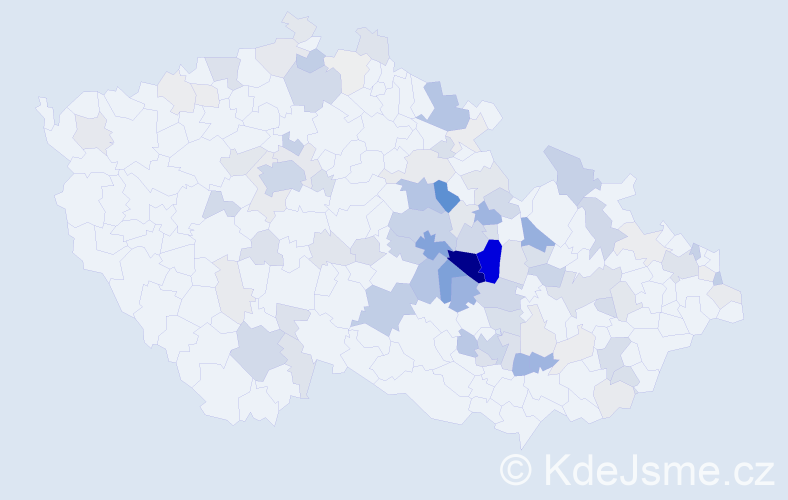 Příjmení: 'Ehrenbergerová', počet výskytů 331 v celé ČR