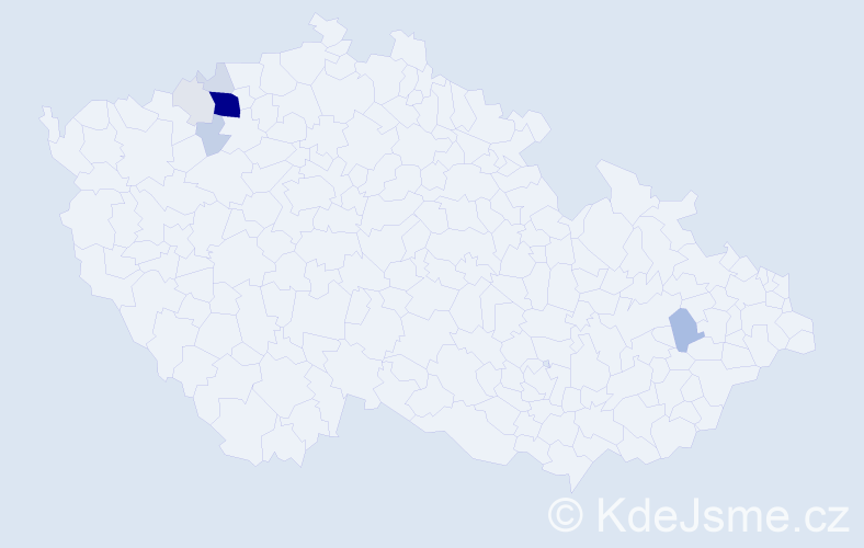 Příjmení: 'Karsa', počet výskytů 33 v celé ČR