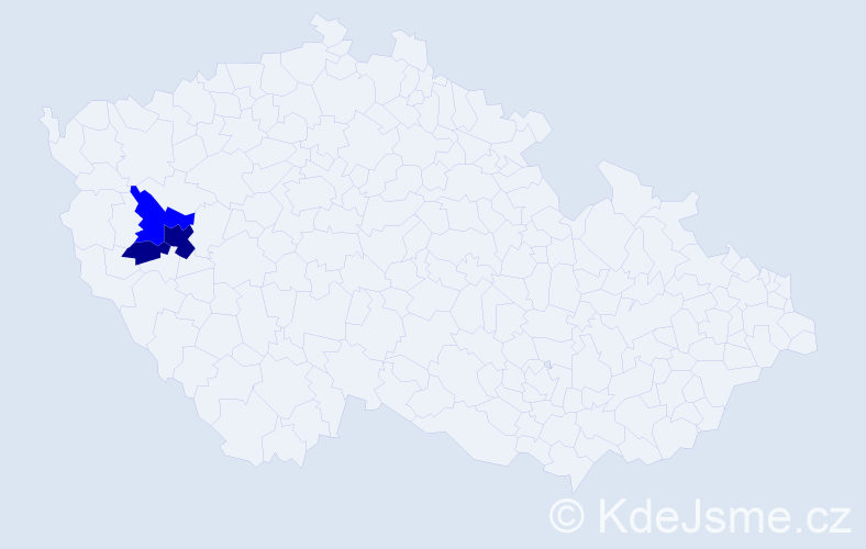 Příjmení: 'Grätsch', počet výskytů 5 v celé ČR